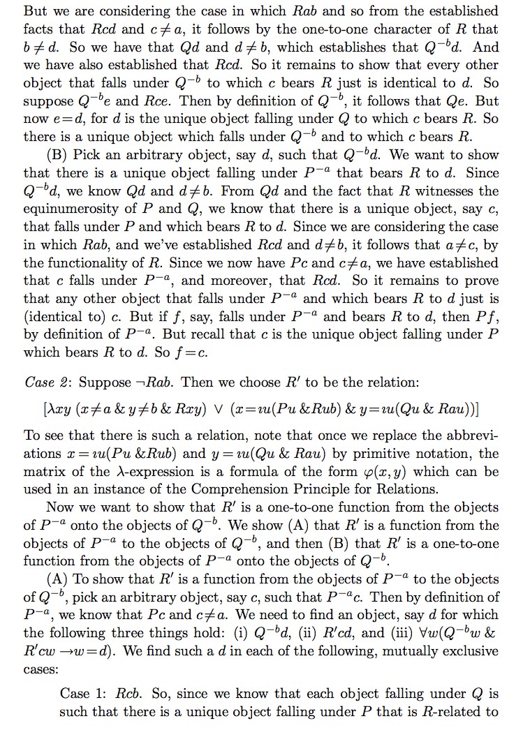 2nd graphic to the Proof of Equinumerosity Lemma