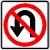 road sign no u-turn