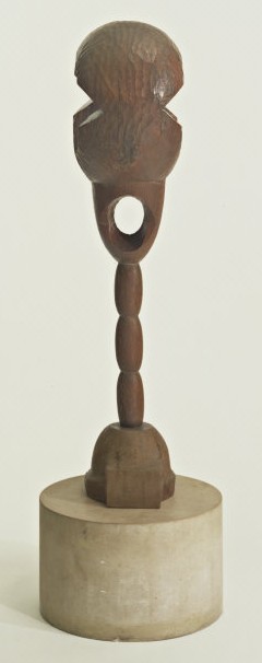 abstract Brancusi sculpture of Socrates