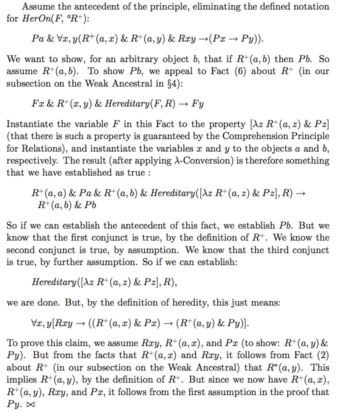 graphic of the Proof of the General Principle of Induction