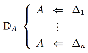 D_A { A <= Delta_i