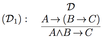 derivation from previous to A ∧ B → C