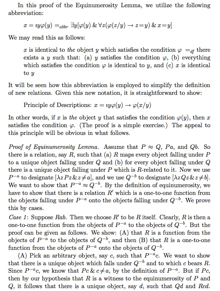 1st graphic to the Proof of Equinumerosity Lemma
