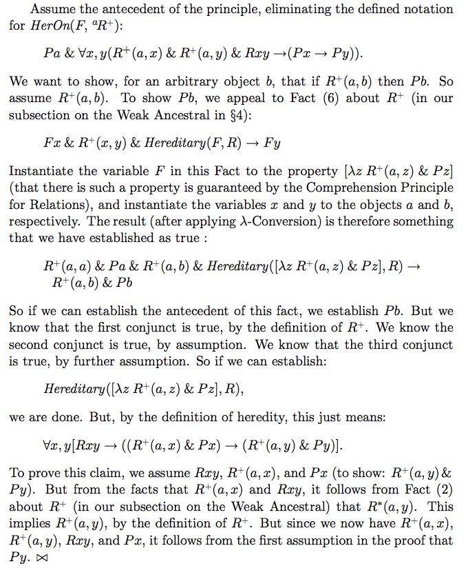 graphic of the Proof of the General Principle of Induction