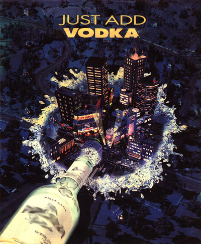 vodka print ad